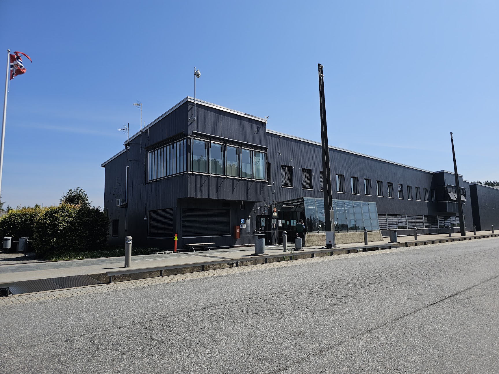 Customs office at the entrance to Norway