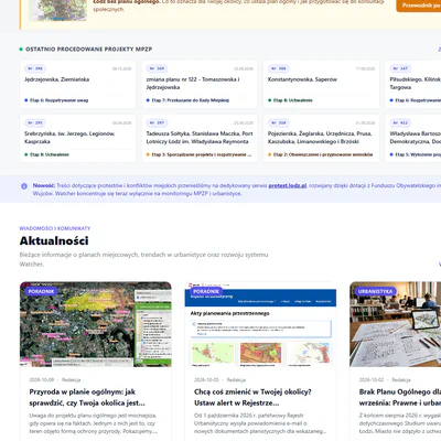 Watcher expanded: two services, a new dashboard, and guides to urban planning reform