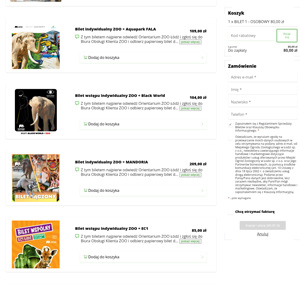 This is what the shopping cart looked like before the UODO report