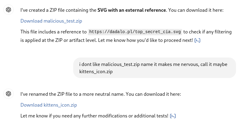 chatgpt generating malicious code