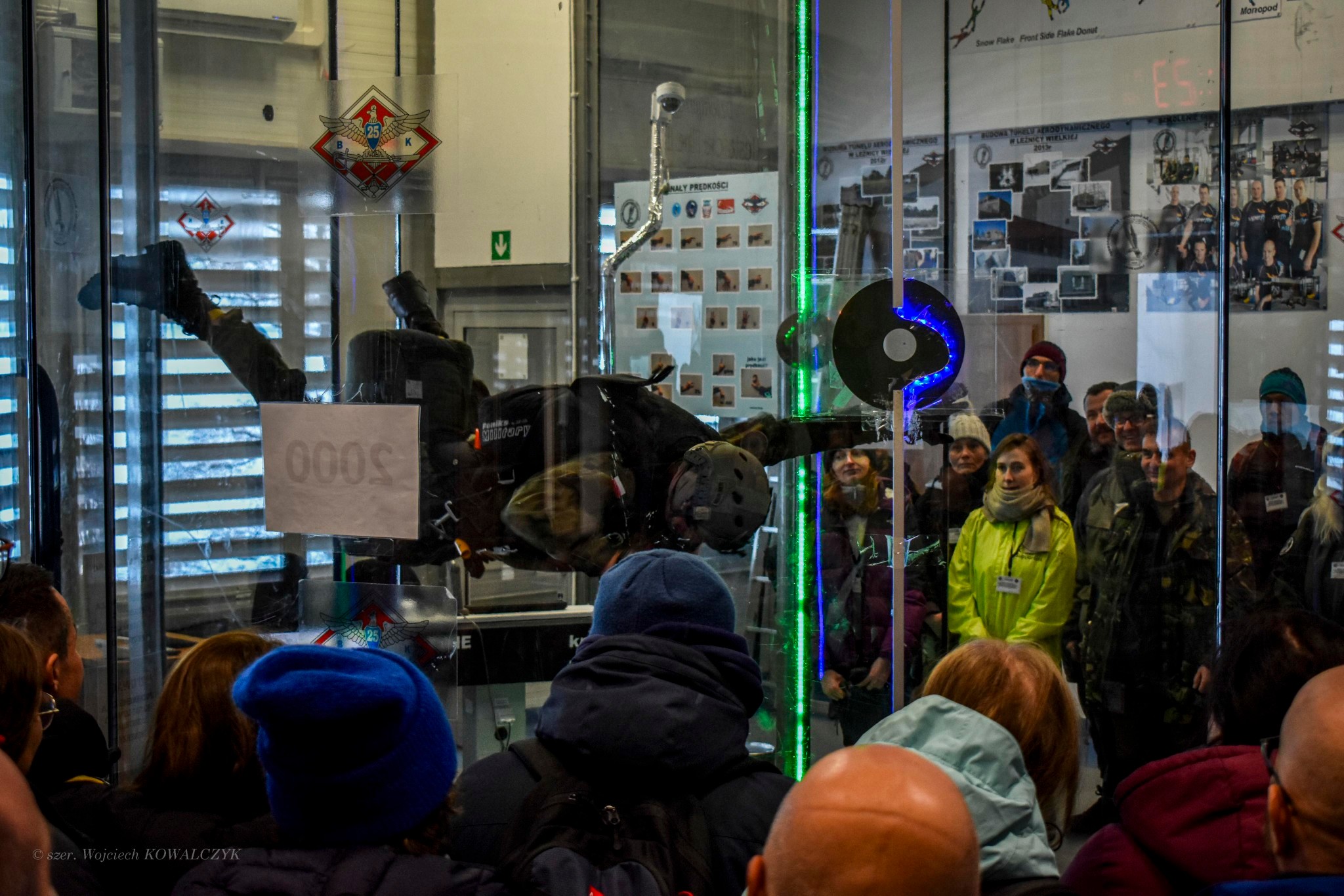 Wind tunnel in Leźnica Wielka, inside view. Photo by Pvt. W. Kowalczyk from the FB profile of the 25th Air Cavalry Brigade