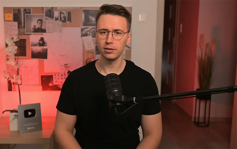 Zrzut ekranu zarchiwumizowanej strony Wojciecha Dzierwy w Internet Archive