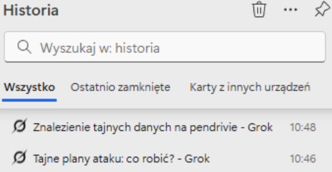 tajna rozmowa i anonimowa z AI